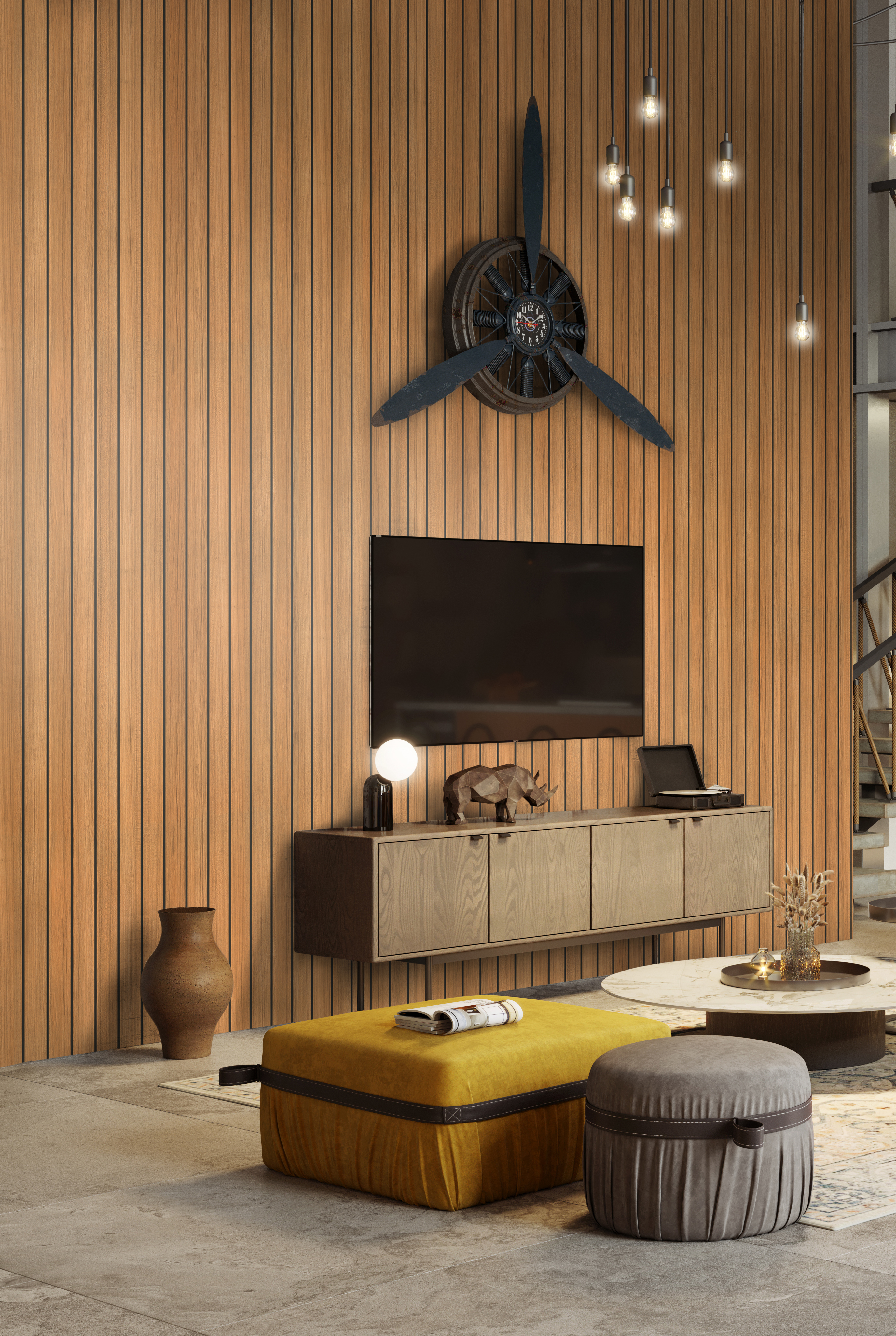 Панель 2800х1230х4 R122 FN Яхт Вуд ROCKO Tiles SPC (Kronospan)